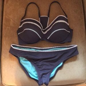 Steel gray bikini